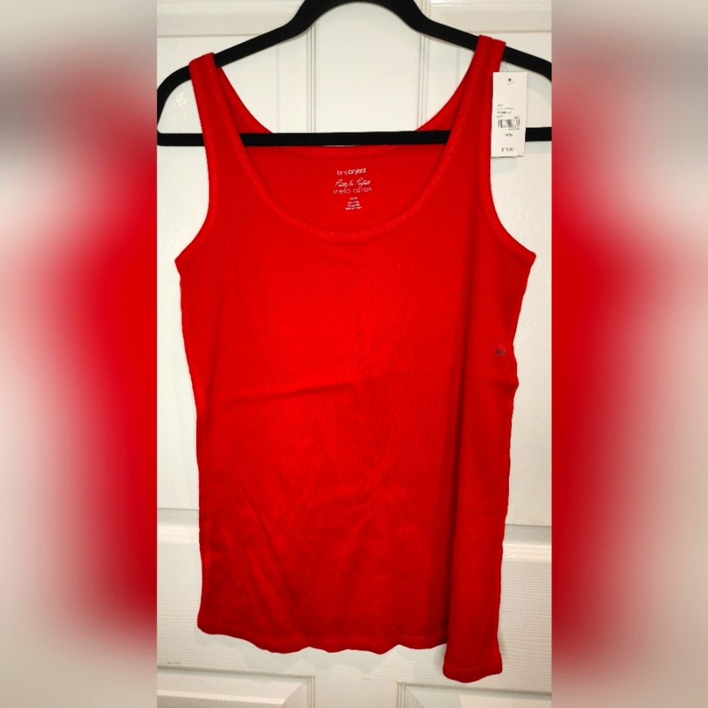 Lane Bryant Red Tank Top Size 14/16